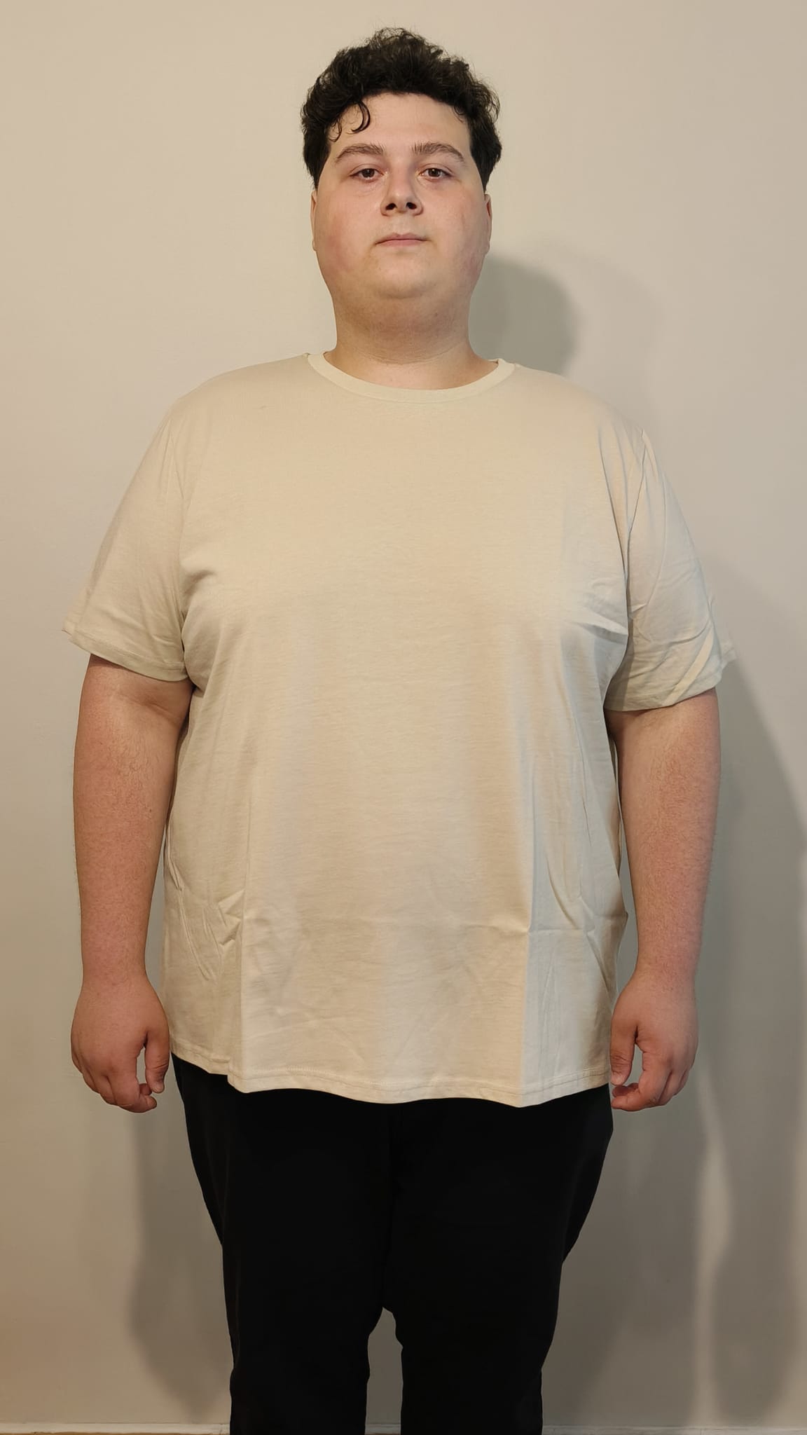 Büyük Beden Erkek Tişört %100 Pamuk – Rahat Kalıp, Yumuşak Doku (2xL–7XL) 2'li Paket