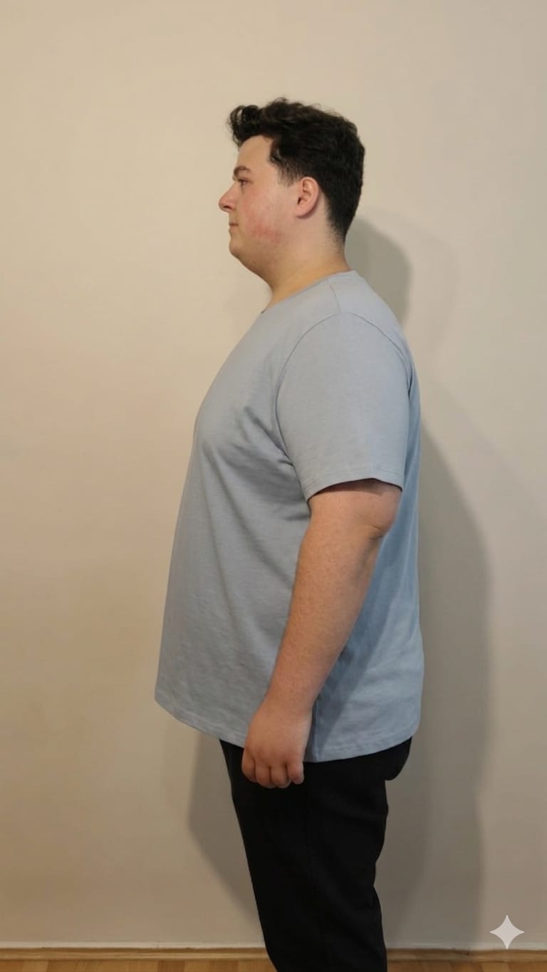 Büyük Beden T-Shirt %100 Pamuk Yumuşak Dokulu Bebe Mavisi Bisiklet Yaka (4XL-7XL)